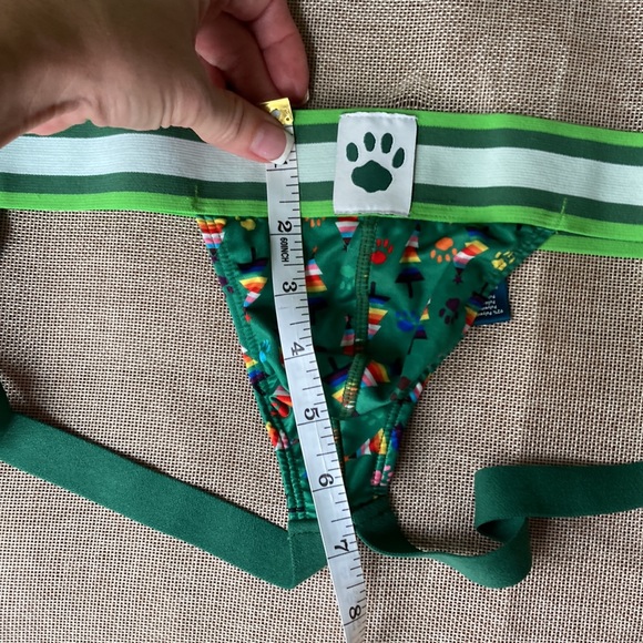 Gay pride, rainbow, jockstrap, Christmas tree, paw print size small new - Picture 10 of 10